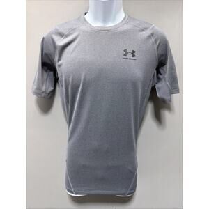Under Armour Mens Sz L Tall Compression Shirt Gym Training Running Short Sleeve